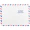 JAM Paper 9" x 12" White Airmail Tyvek Envelopes, 25ct.